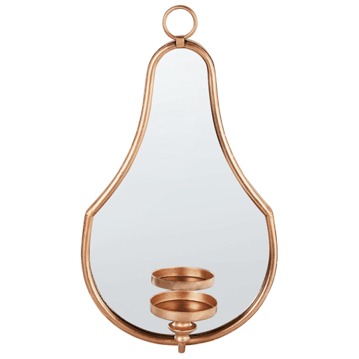Castiçal de parede BAZARNES Metal 45 cm Dourado Castiçal de parede BAZARNES Metal 45 cm Dourado