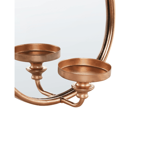 Castiçal de parede BAZARNES Metal 45 cm Dourado Castiçal de parede BAZARNES Metal 45 cm Dourado