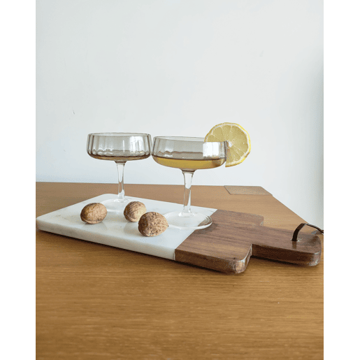 Conjunto de 4 copos de champanhe QUARTZ 170 ml Cinzento Conjunto de 4 copos de champanhe QUARTZ 170 ml Cinzento