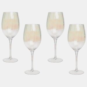 Conjunto de 4 copos de vinho MORGANITE 530 ml Transparente