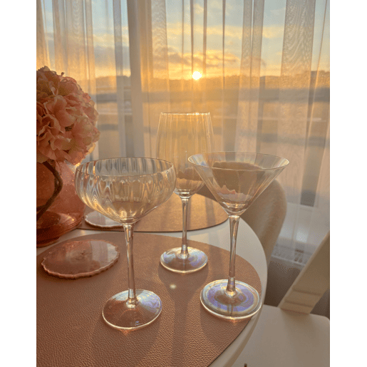 Conjunto de 4 copos de vinho MORGANITE 530 ml Transparente