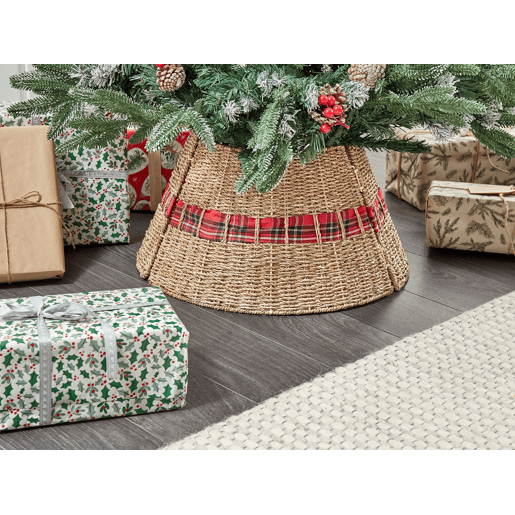 Saia para árvore de Natal MARCHE Alga Natural 50 cm
