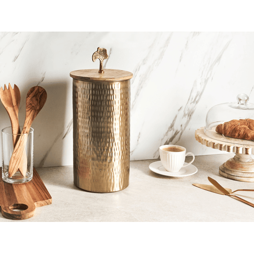 Recipiente ASWAN Metal Dourado
