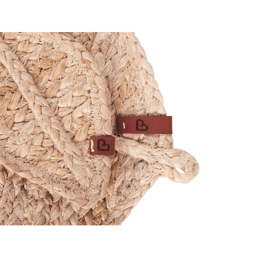 Conjunto de individuais e bases para copos PEPPERLEAF Natural Juta