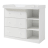 Trocador Beldinupp com tapete muda-fraldas amovível 93 x 110 x 55 cm Branco en.casa