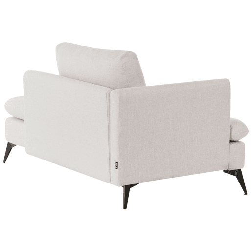 Chaise longue à esquerda SIEVOZ Tecido Creme claro