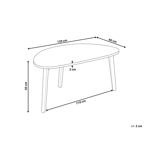 Mesa de centro FLY Branco