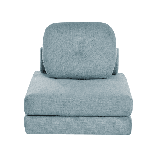 Sofá-cama individual OLDEN Tecido Azul claro