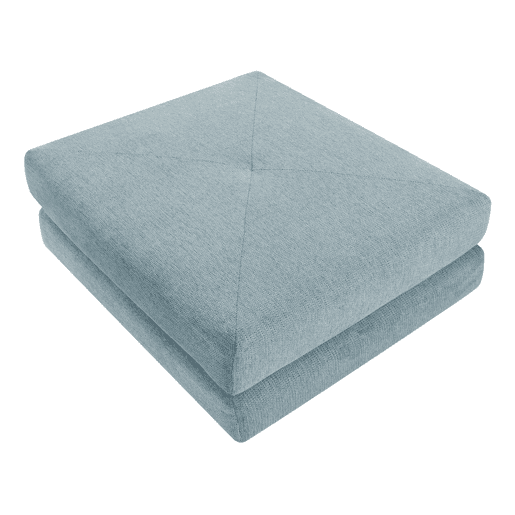 Sofá-cama individual OLDEN Tecido Azul claro