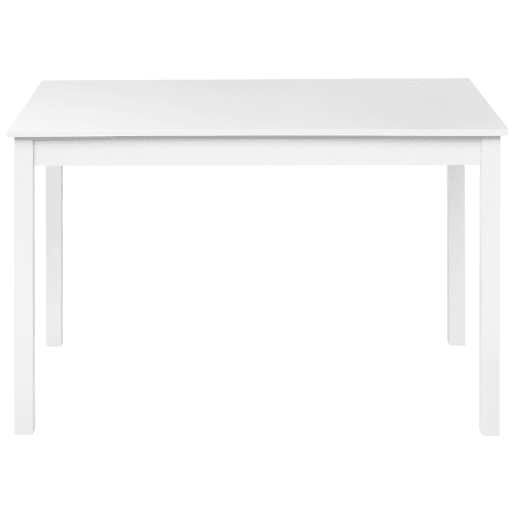Mesa de jantar BARLEE Branco 120 cm 75 cm Madeira de chopo