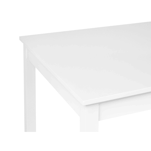 Mesa de jantar BARLEE Branco 120 cm 75 cm Madeira de chopo