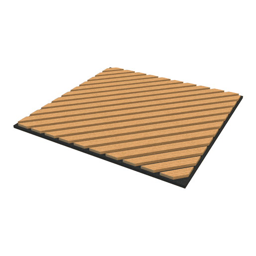 Conjunto de 8 painéis acústicos 3D Vang com lâminas diagonais 2,88 m² Carvalho escuro NEU.HOLZ