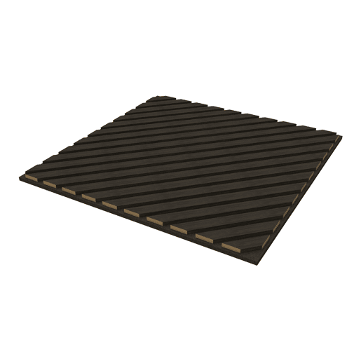 Conjunto de 8 painéis acústicos 3D Vang com lâminas diagonais 2,88 m² Carvalho cinzento NEU.HOLZ