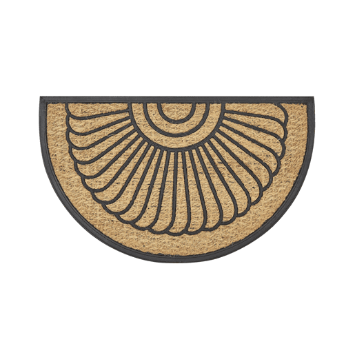 Tapete de entrada KORYAK Natural 45 x 75 cm Fibra de coco