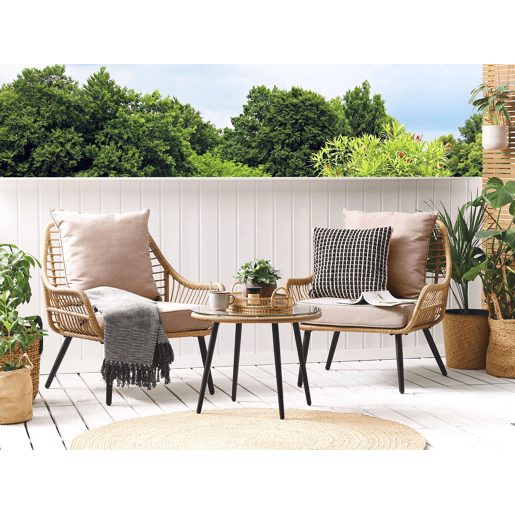 Conjunto de capas para almofadas LAURETO Creme