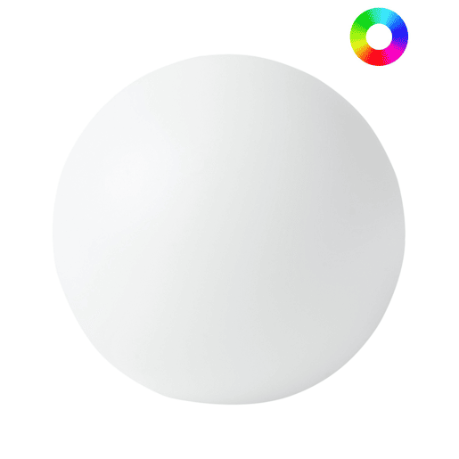 Candeeiro esférico LED de exterior JOCOY Branco