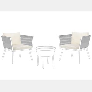 Conjunto de capas para almofadas GARGANO Creme claro