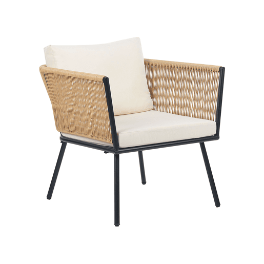 Conjunto de capas para almofadas GARGANO Creme claro
