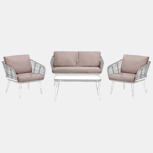 Conjunto de capas para almofadas CORINTH Creme