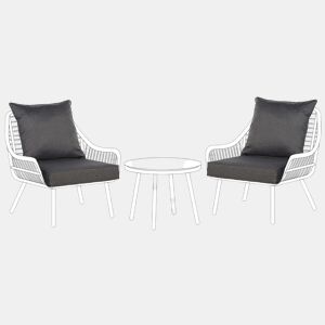 Conjunto de capas para almofadas LAURETO Cinzento escuro