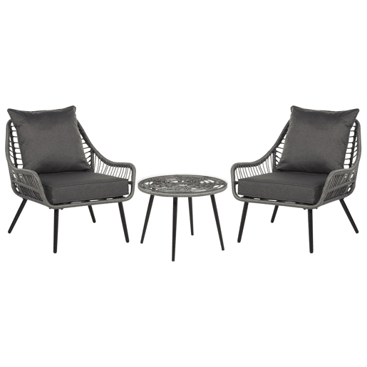 Conjunto de capas para almofadas LAURETO Cinzento escuro