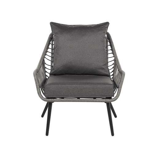 Conjunto de capas para almofadas LAURETO Cinzento escuro