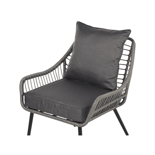Conjunto de capas para almofadas LAURETO Cinzento escuro