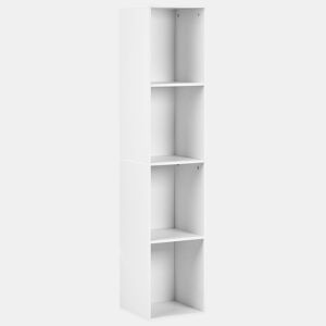 Estante com 4 prateleiras WINNIPEG 143 cm Branco