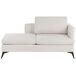 Beliani Chaise longue derecho Poliéster SIEVOZ Beliani Chaise longue derecho Poliéster SIEVOZ Beige