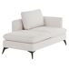 Beliani Chaise longue derecho Poliéster SIEVOZ Beliani Chaise longue derecho Poliéster SIEVOZ Beige