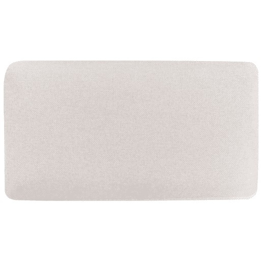 Chaise longue à direita SIEVOZ Tecido Creme claro