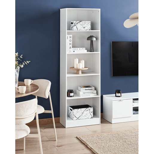 Estante com 5 prateleiras WINNIPEG 174 cm Branco