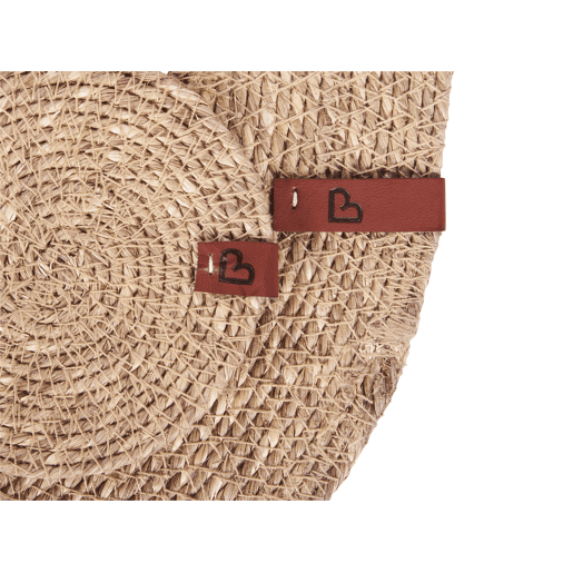 Conjunto de individuais e bases para copos PEPPERBERRY Natural Alga
