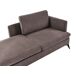 Beliani Chaise longue derecho Poliéster SIEVOZ Beliani Chaise longue derecho Poliéster SIEVOZ Marron