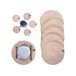 Beliani Manteles individuales y posavasos Yute QUININE Beliani Manteles individuales y posavasos Yute QUININE Natural