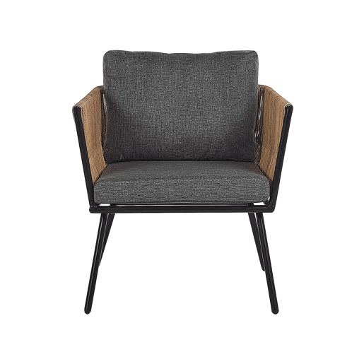 Conjunto de capas para almofadas GARGANO Cinzento escuro