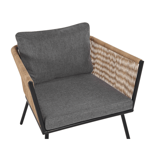 Conjunto de capas para almofadas GARGANO Cinzento escuro