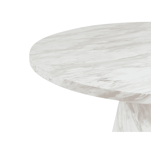 Mesa de jantar MERE Mármore branco 120 cm 120 cm