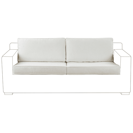 Conjunto de capas para almofadas ARDEA Branco Conjunto de capas para almofadas ARDEA Branco