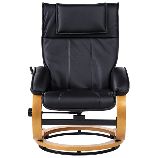 Cadeira de massagem MAJESTIC Pele sintética Preto