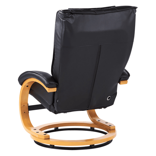Cadeira de massagem MAJESTIC Pele sintética Preto