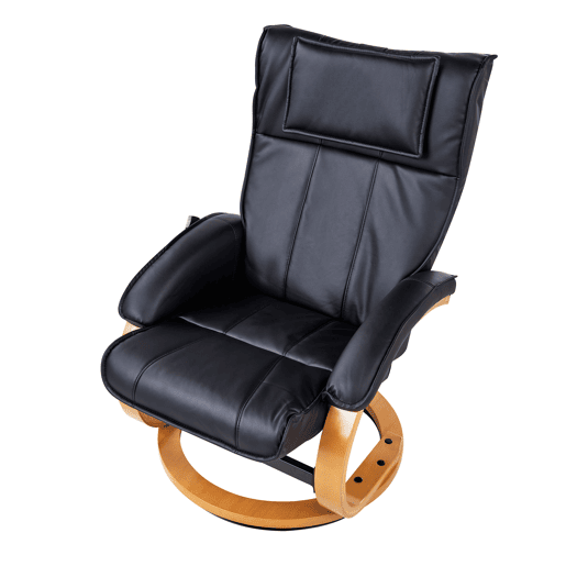 Cadeira de massagem MAJESTIC Pele sintética Preto