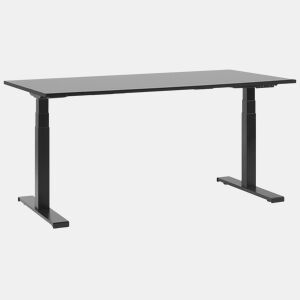 Secretária de pé ajustável eletricamente DESTIN II Preto 160 cm 72 cm