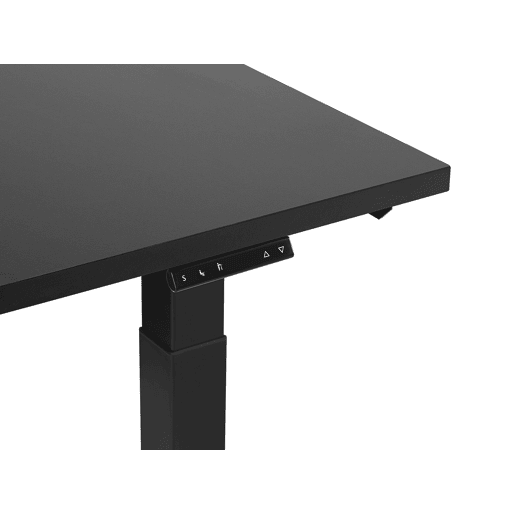 Secretária de pé ajustável eletricamente DESTIN II Preto 160 cm 72 cm