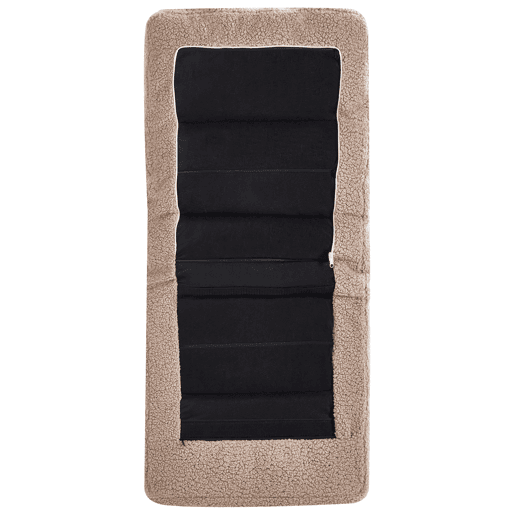 Poltrona de Baloiço ESKELIN Bouclé Creme