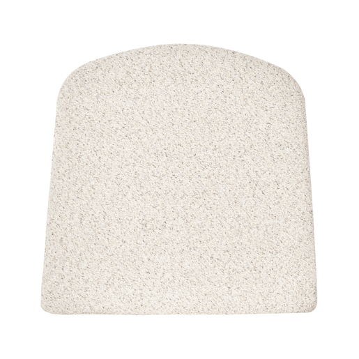 Conjunto de 2 cadeiras de jantar LITHIA Bouclé Creme claro