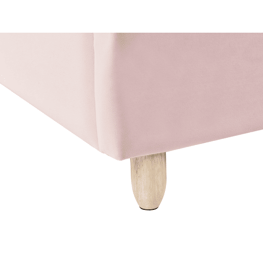 Cama infantil Arco-íris Veludo LANDEILLAU 90 x 200 cm Rosa