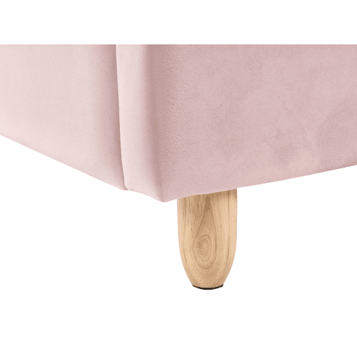 Cama infantil Coelho Veludo LALLIAS 90 x 200 cm Rosa