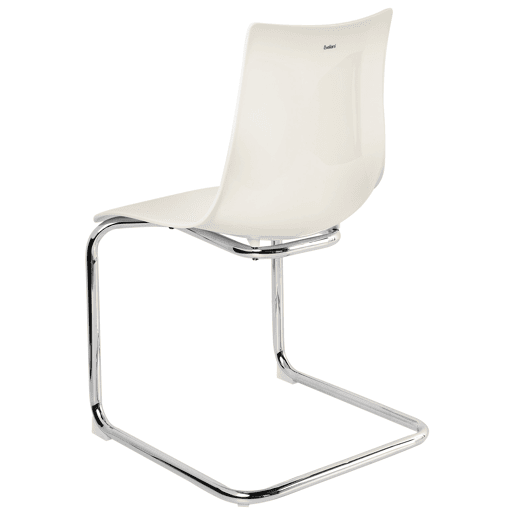 Conjunto de 2 cadeiras de jantar MARSHALL Branco creme