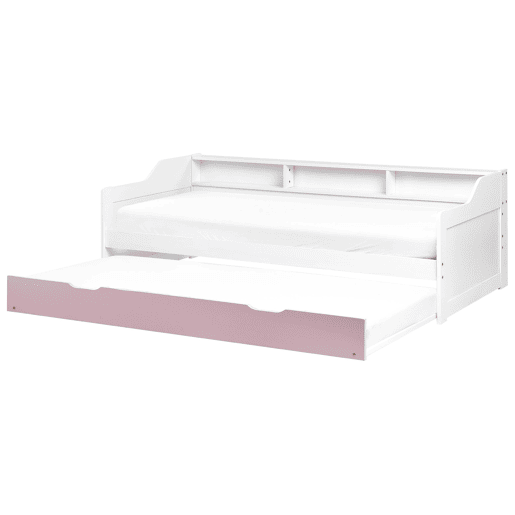 Cama gavetão Pinho EDERN 90 x 200 cm Rosa